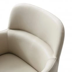 VIG Modrest Cortina - Modern Beige Eco-Leather Dining Arm Chair