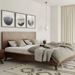 VIG Nova Domus Soren - Modern Walnut Bed