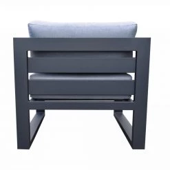 VIG Renava Weber - Modern Outdoor Grey & Black Sofa Set