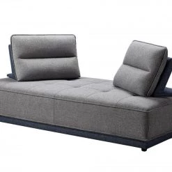VIG Divani Casa Glendale - Modern Blue + Grey Fabric Modular Sectional Sofa Living Room