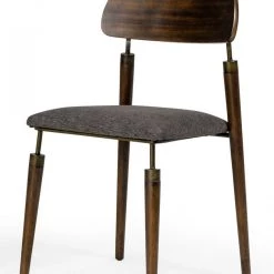 VIG Modrest Sebring - Mid-Century Modern Acacia Dining Chair (Set Of 2) Dining Room