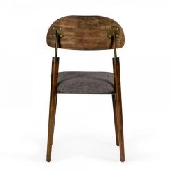 VIG Modrest Sebring - Mid-Century Modern Acacia Dining Chair (Set Of 2) Dining Room