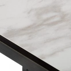 VIG Modrest Fargo - Modern Ceramic & Grey Walnut Coffee Table By Hollywood Glam Living Room