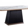 VIG Dining Room Modrest Peak - Modern Black Oak Dining Table
