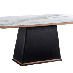 VIG Dining Room Modrest Peak - Modern Black Oak Dining Table