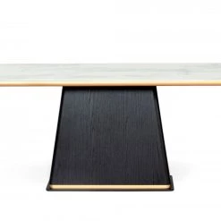VIG Dining Room Modrest Peak - Modern Black Oak Dining Table