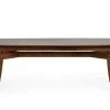 VIG Modrest Ackley - Modern Walnut Rectangular Dining Table Dining Room
