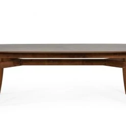 VIG Modrest Ackley - Modern Walnut Rectangular Dining Table Dining Room
