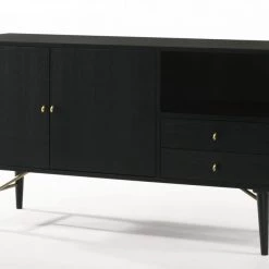 VIG Modrest Addax - Modern Black Ash Buffet