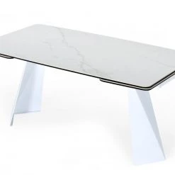 VIG Dining Room Modrest Encanto - Modern White Ceramic Dining Table