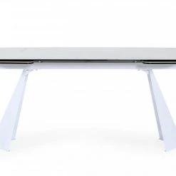 VIG Dining Room Modrest Encanto - Modern White Ceramic Dining Table