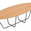 VIG Modrest Esther - Industrial Large Oak Coffee Table By Hollywood Glam Living Room