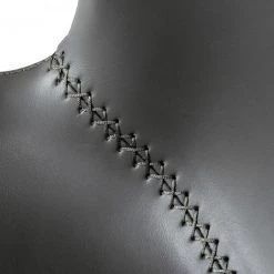 VIG Modrest Instone - Industrial Grey Eco-Leather Dining Chair (Set Of 2)