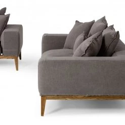 VIG Divani Casa Corina - Modern Grey Fabric Sofa