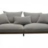 VIG Divani Casa Corina - Modern Grey Linen Loveseat Living Room
