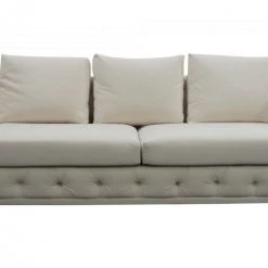 VIG Divani Casa Werner - Modern White Velvet Sofa Living Room