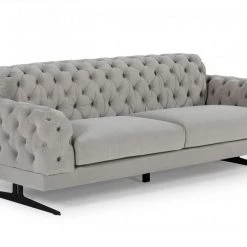 VIG Divani Casa Sepulveda - Modern Grey Fabric Sofa