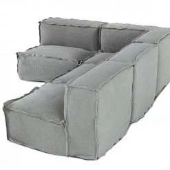 VIG Divani Casa Navstar - Contemporary Modular Grey Fabric Sectional Sofa
