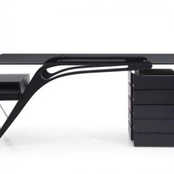 VIG Modrest Suffolk - Contemporary Black Ash Desk Office