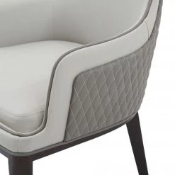 VIG Modrest Maxwell - Glam Beige And Grey Dining Chair Dining Room