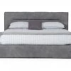 VIG Coronelli Collezioni Hollywood - Eastern King Italian Contemporary Grey Leather Bed