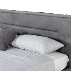 VIG Coronelli Collezioni Hollywood - Eastern King Italian Contemporary Grey Leather Bed