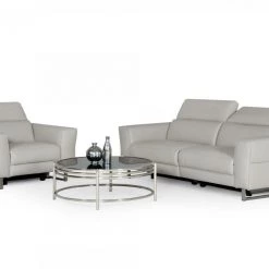 VIG Living Room Accenti Italia Lucca - Italian Modern Leather Sofa W/ Electric Recliners