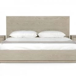 VIG Beds & Headboards Modrest Samson - Contemporary Grey And Silver Bed