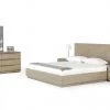 VIG Beds & Headboards Modrest Samson - Contemporary Grey And Silver Bed