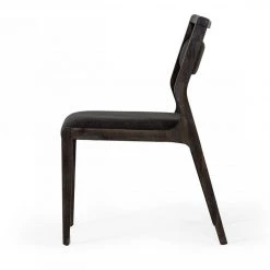 VIG Modrest Roger - Mid-century Acacia & Brown Dining Chair (Set Of 2)