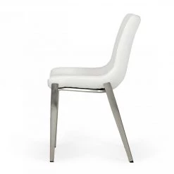 VIG Modrest Frasier - Modern White Eco-Leather Dining Chair (Set Of 2)