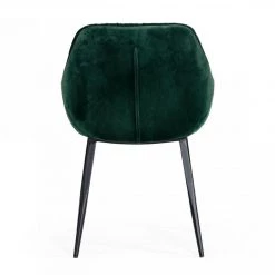 VIG Dining Room Modrest Katrina - Modern Green Fabric Dining Chair