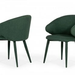 VIG Modrest Keller - Modern Green Dining Chair (Set Of 2)