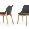 VIG Modrest Chrissy - Modern Fabric Dining Chair (Set Of 2) Dining Room