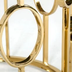 VIG Modrest Filbert - Modern Smoked Glass & Champagne Gold Dining Table Dining Room