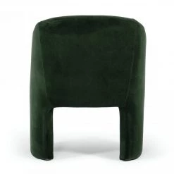 VIG Dining Room Modrest Danube - Modern Jade Green Fabric Dining Chair