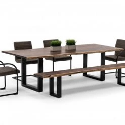 VIG Modrest Taylor - X-Large Modern Live Edge Wood Dining Table