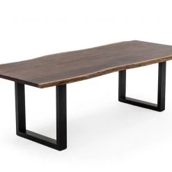 VIG Modrest Taylor - X-Large Modern Live Edge Wood Dining Table
