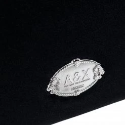 VIG A&X Fedore - Transitional Black Chenille Fabric Dining Chair (Set Of 2)