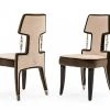 VIG A&X Alston - Transitional Off-White Chenille Fabric Dining Chair (Set Of 2) Dining Room