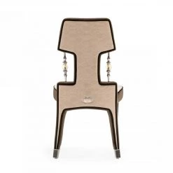 VIG A&X Alston - Transitional Off-White Chenille Fabric Dining Chair (Set Of 2) Dining Room