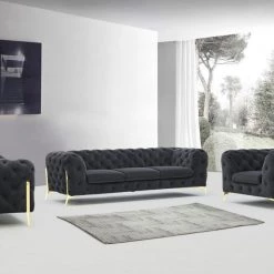VIG Divani Casa Sheila - Modern Fabric Sofa Set Living Room