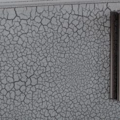 VIG Modrest Buckley - Modern Grey & Black Stainless Steel Bed W/ Nightstands