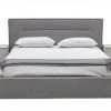 VIG Bedroom Nova Domus Juliana - Italian Modern Grey Upholstered Bed