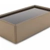 VIG Living Room Modrest Vargas - Modern Beige Leatherette Coffee Table