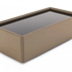 VIG Living Room Modrest Vargas - Modern Beige Leatherette Coffee Table