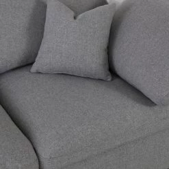 Meridian Furniture Cloud Serene 3 Piece Linen Fabric Modular Sofa