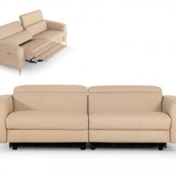 VIG Living Room Coronelli Collezioni Turin - Leather 2-Seater 91" Recliner Sofa