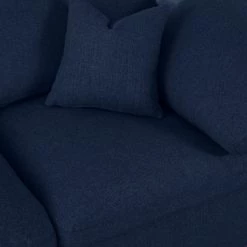 Meridian Furniture Serene 4 Piece Linen Deluxe Modular Overstuffed Reversible Sectional Living Room