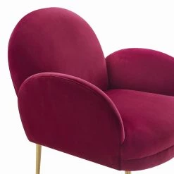 TOV Gwen Velvet Accent Chair